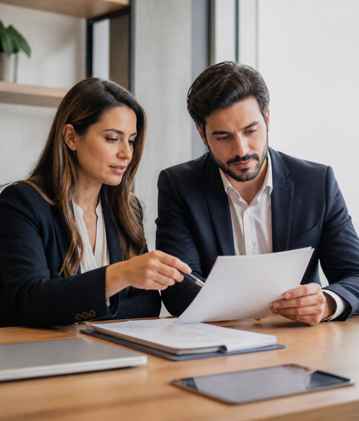 Consultores da Lummy analisando documentos societários